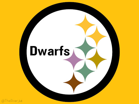 The 7 Dwarfs Pittsburgh Steelers Logo iron on transfers